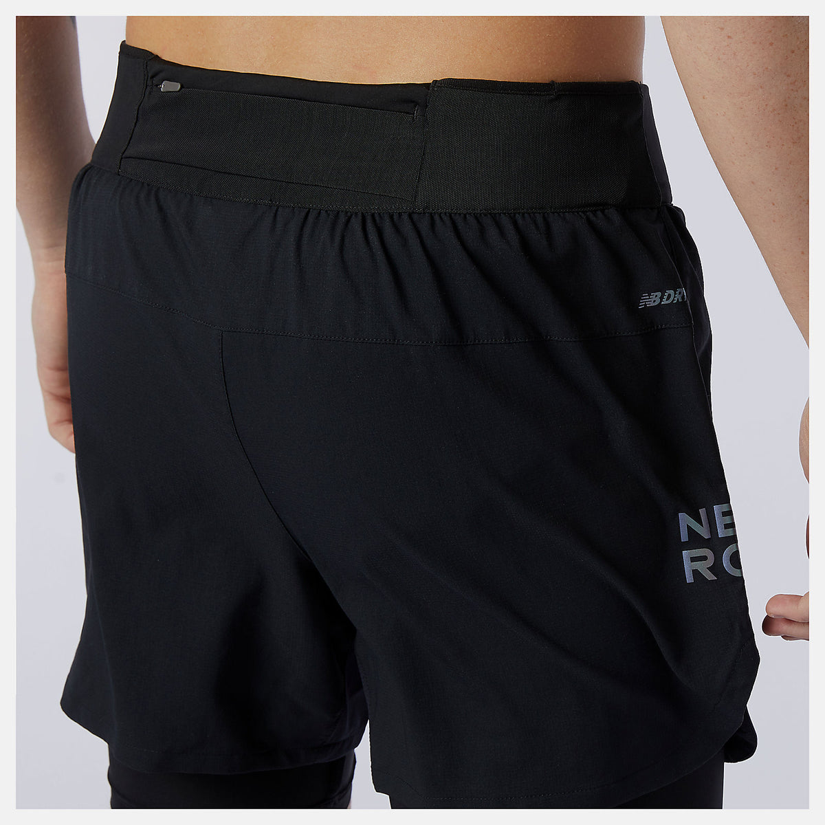 Men New Balance Q Speed Fuel 2 in 1 5 Inch Short