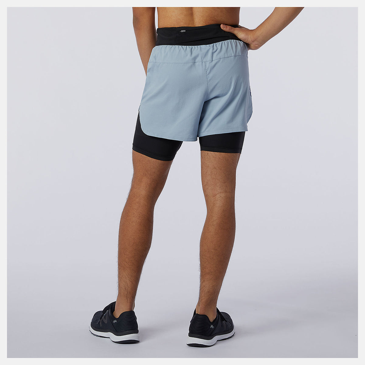 Men New Balance Q Speed Fuel 2 in 1 5 Inch Short