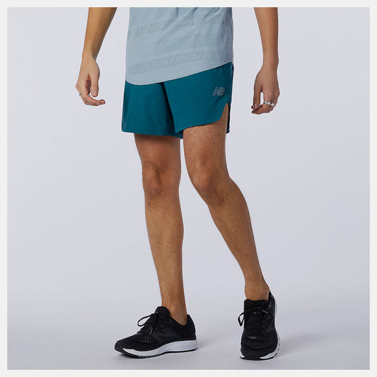 Men New Balance Q Speed Fuel 5 Inch Short