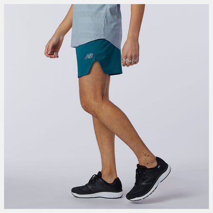Men New Balance Q Speed Fuel 5 Inch Short