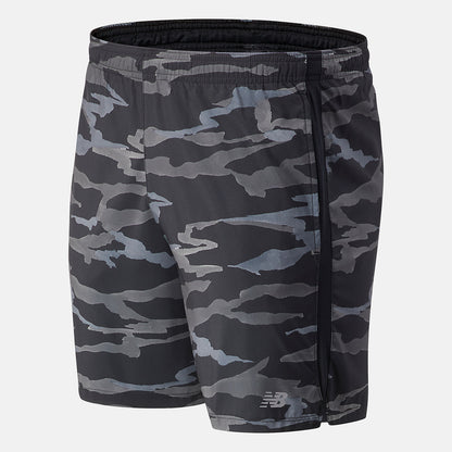 Men New Balance Printed Accelerate 7 In Short