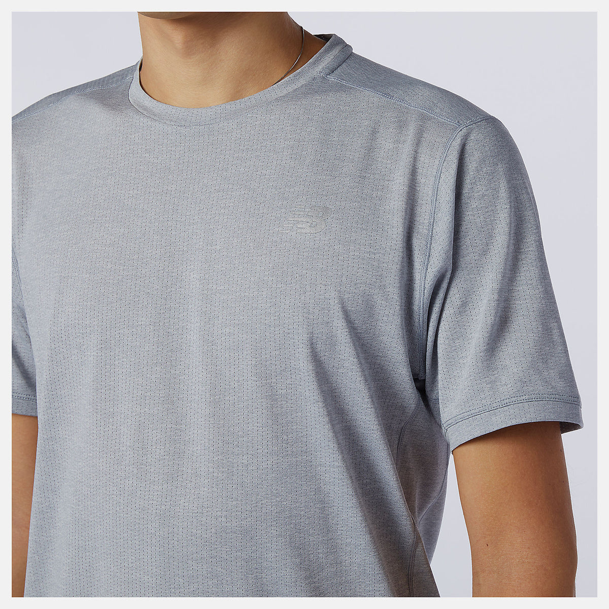 Men New Balance Impact Run Short Sleeve