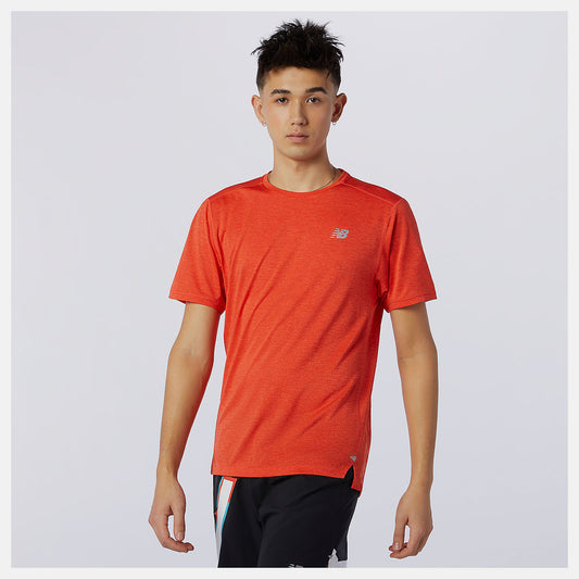 Men New Balance Impact Run Short Sleeve