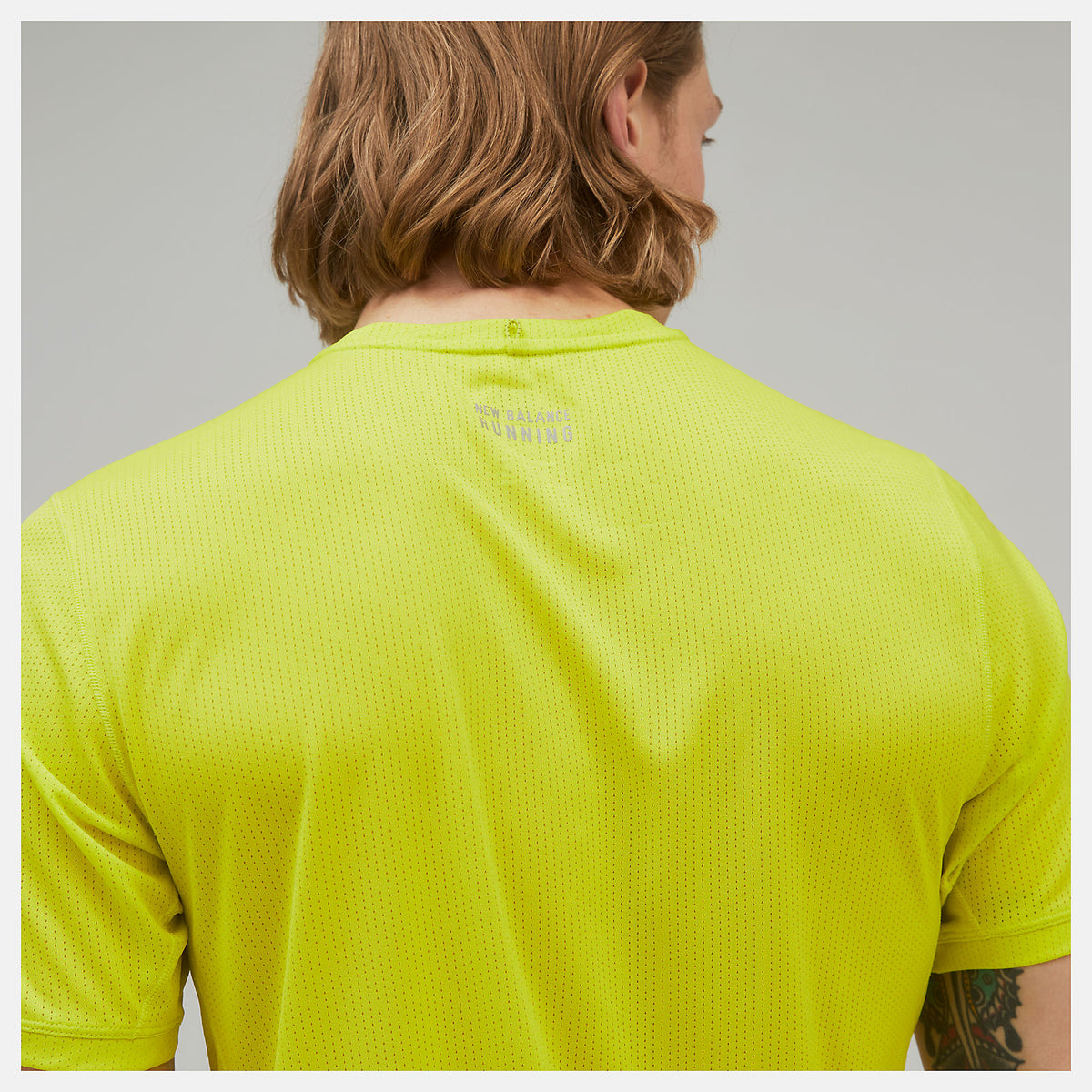 Men New Balance Impact Run Short Sleeve