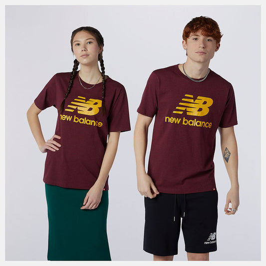 Men New Balance Essentials Stacked Logo Tee