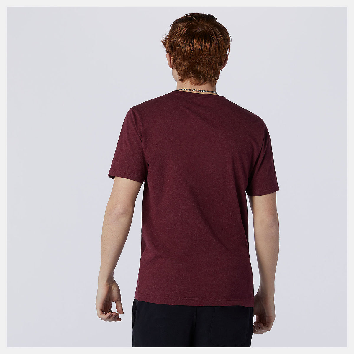 Men New Balance Essentials Stacked Logo Tee