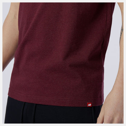 Men New Balance Essentials Stacked Logo Tee