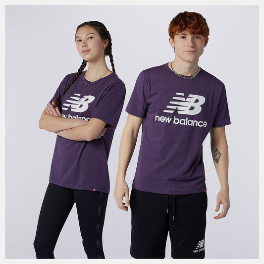 Men New Balance Essentials Stacked Logo Tee
