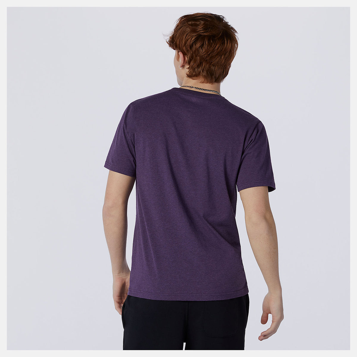Men New Balance Essentials Stacked Logo Tee