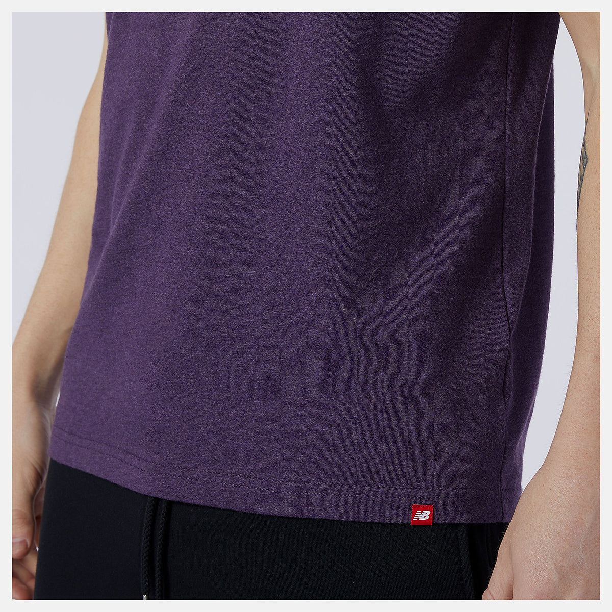 Men New Balance Essentials Stacked Logo Tee