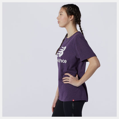 Men New Balance Essentials Stacked Logo Tee