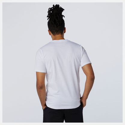 Men New Balance Essentials Stacked Logo Tee