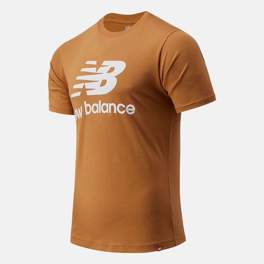 Men New Balance Essentials Stacked Logo Tee