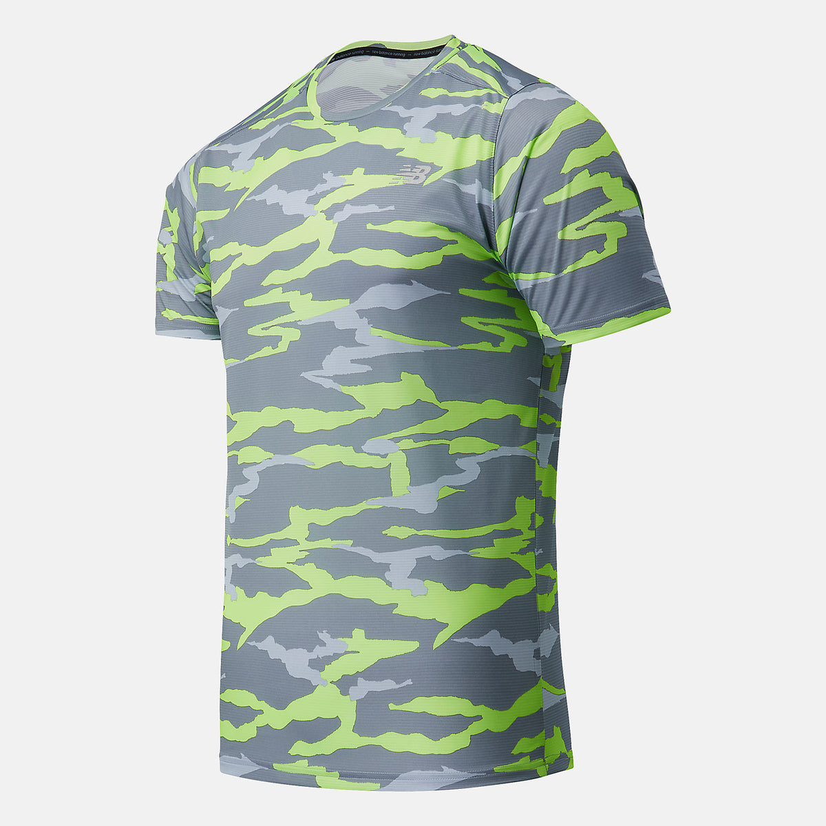 Men New Balance Printed Accelerate Short Sleeve