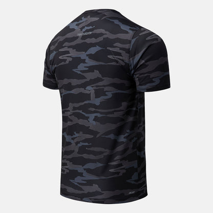 Men New Balance Printed Accelerate Short Sleeve