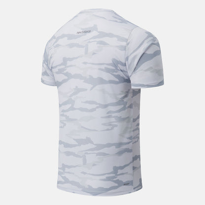 Men New Balance Printed Accelerate Short Sleeve