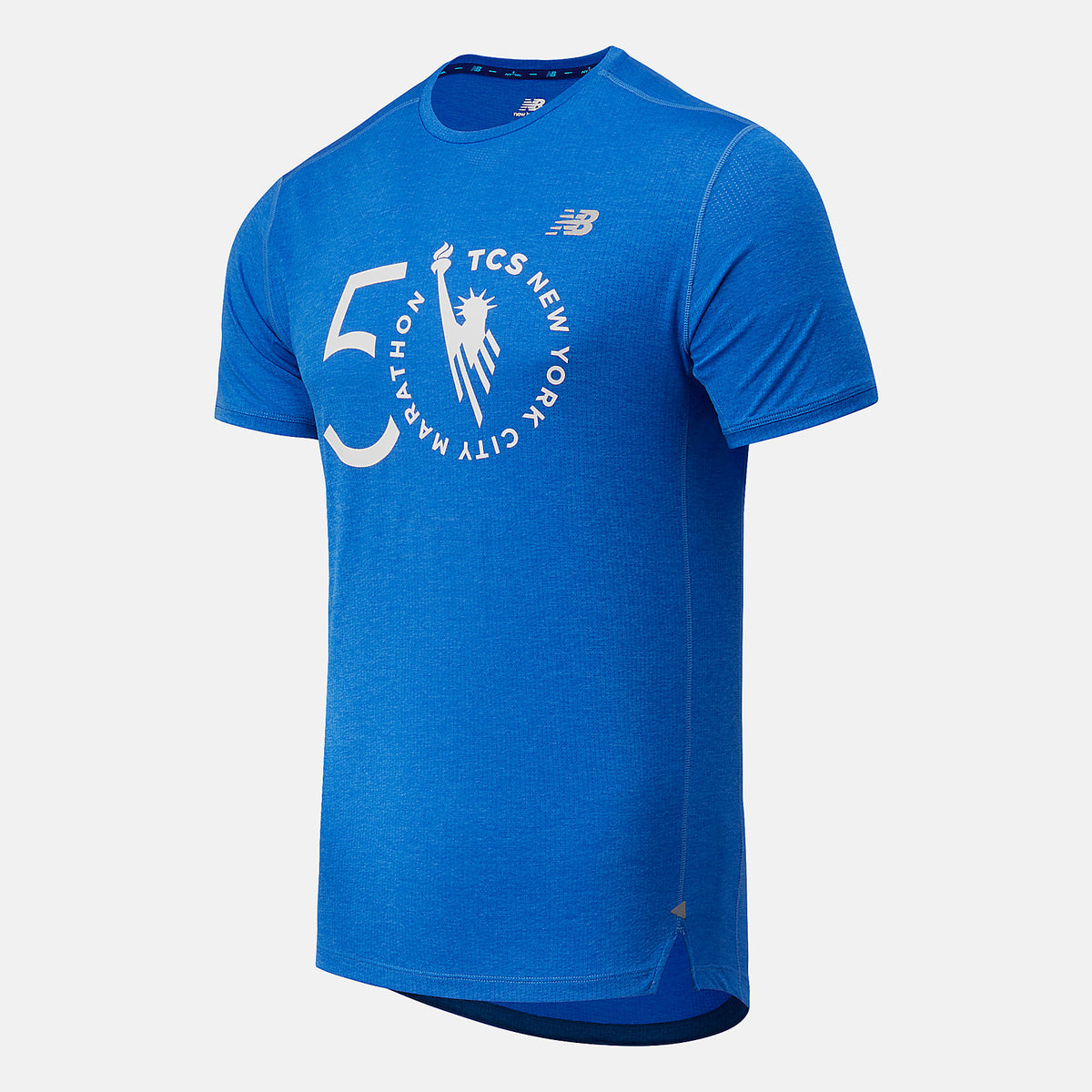 Men New Balance NYC Marathon Impact Run Short Sleeve
