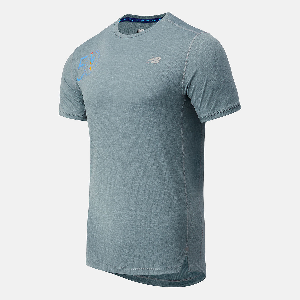 Men New Balance NYC Marathon Impact Run Short Sleeve