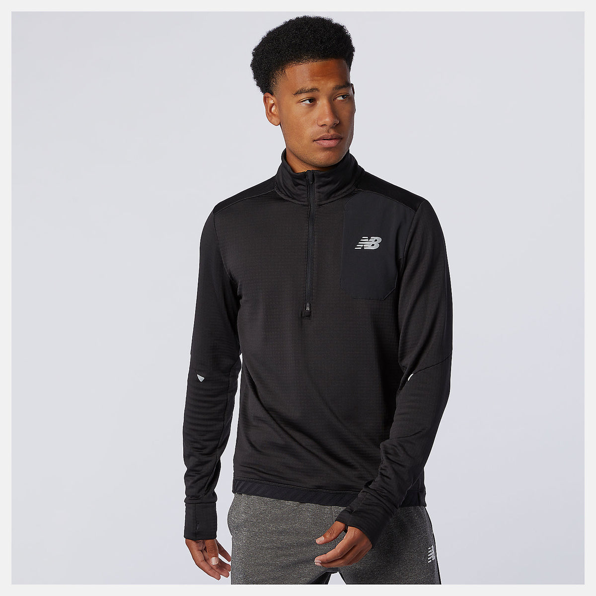 Men New Balance NB Heat Grid Half Zip