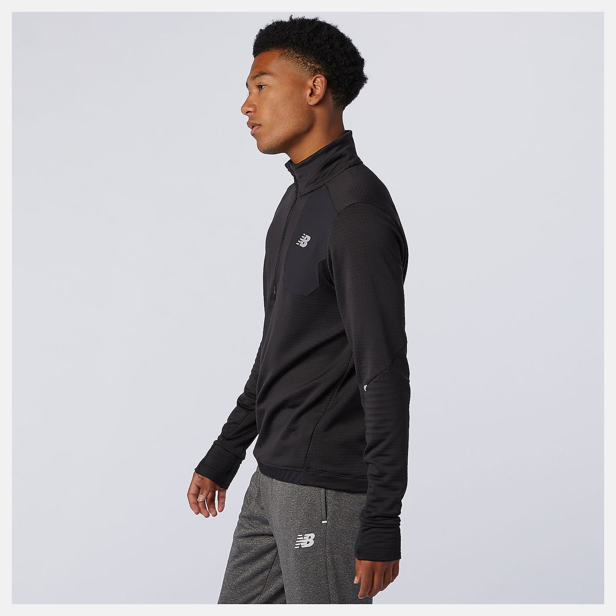 Men New Balance NB Heat Grid Half Zip