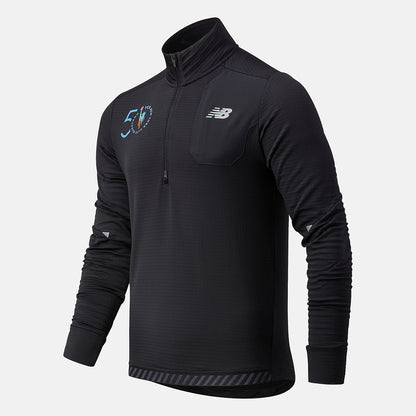 Men New Balance NYC Marathon Impact Run Grid Back Half Zip