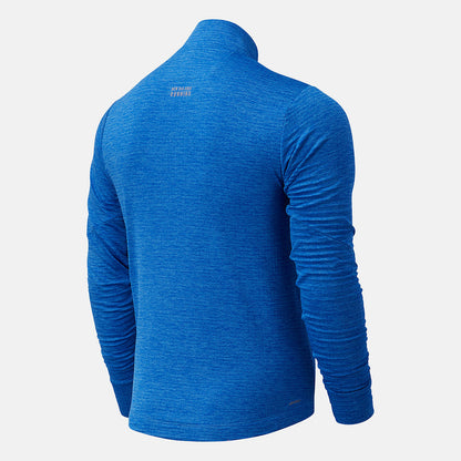 Men New Balance NYC Marathon Impact Run Grid Back Half Zip