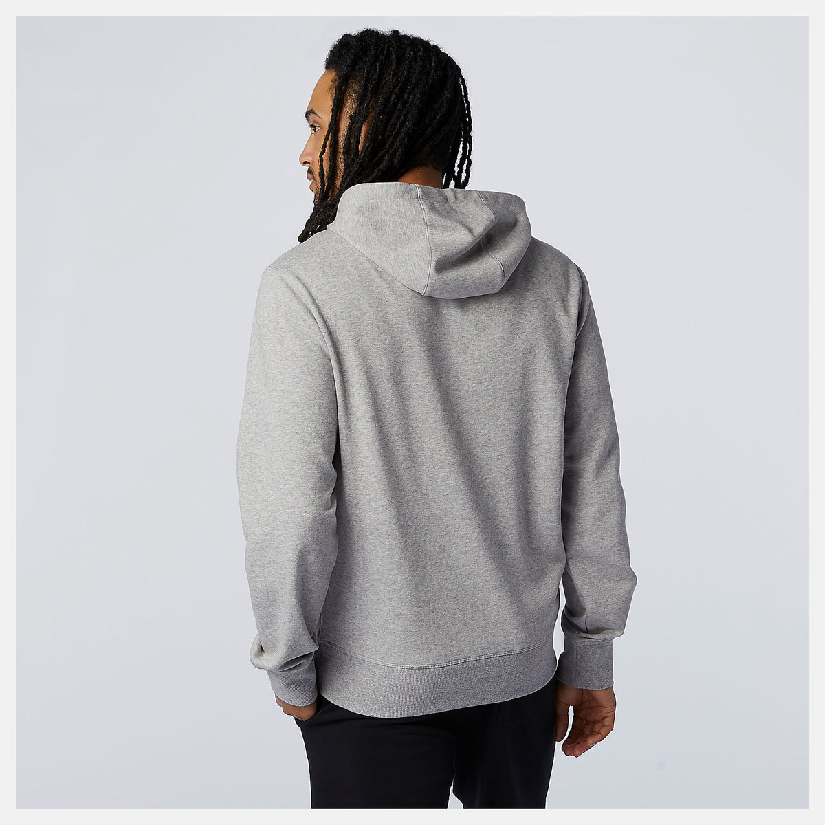 Men New Balance NB Essentials Stacked Logo Po Hoodie
