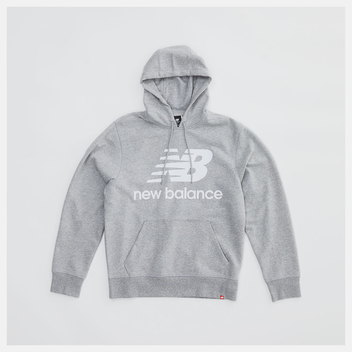 Men New Balance NB Essentials Stacked Logo Po Hoodie