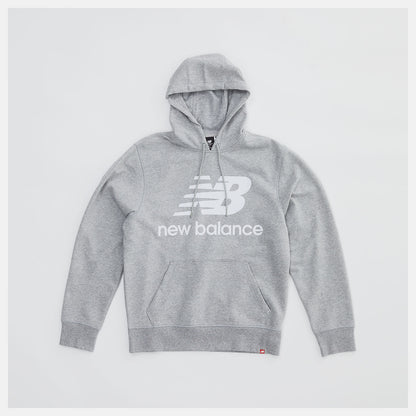 Men New Balance NB Essentials Stacked Logo Po Hoodie