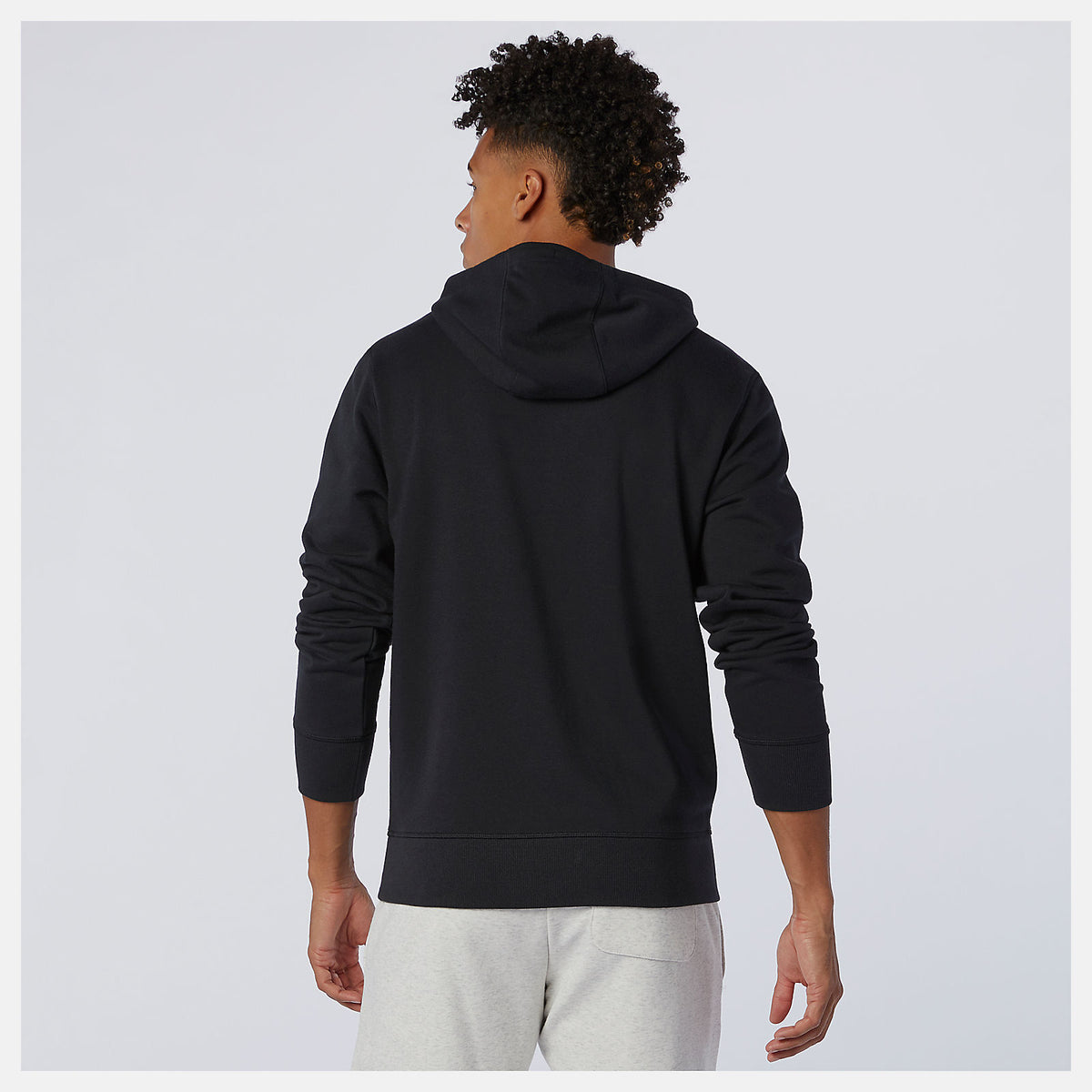 Men New Balance NB Essentials Stacked Logo Po Hoodie
