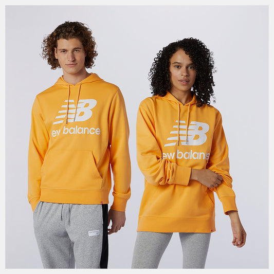 Men New Balance NB Essentials Stacked Logo Po Hoodie