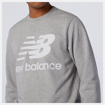 Men New Balance NB Essentials Stacked Logo Crew