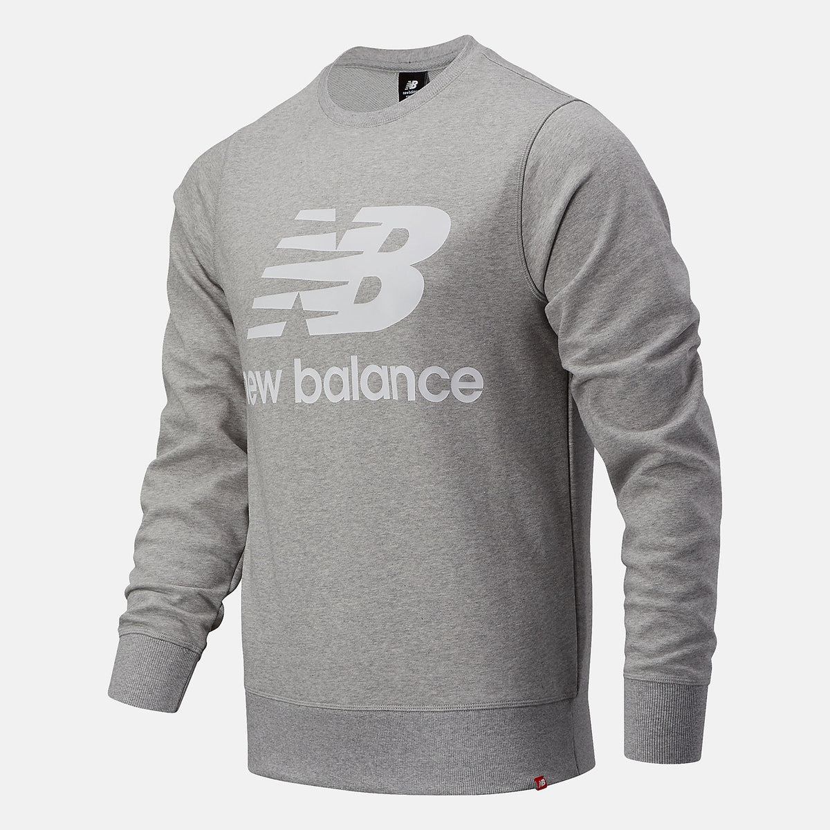 Men New Balance NB Essentials Stacked Logo Crew