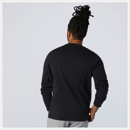 Men New Balance NB Essentials Stacked Logo Crew
