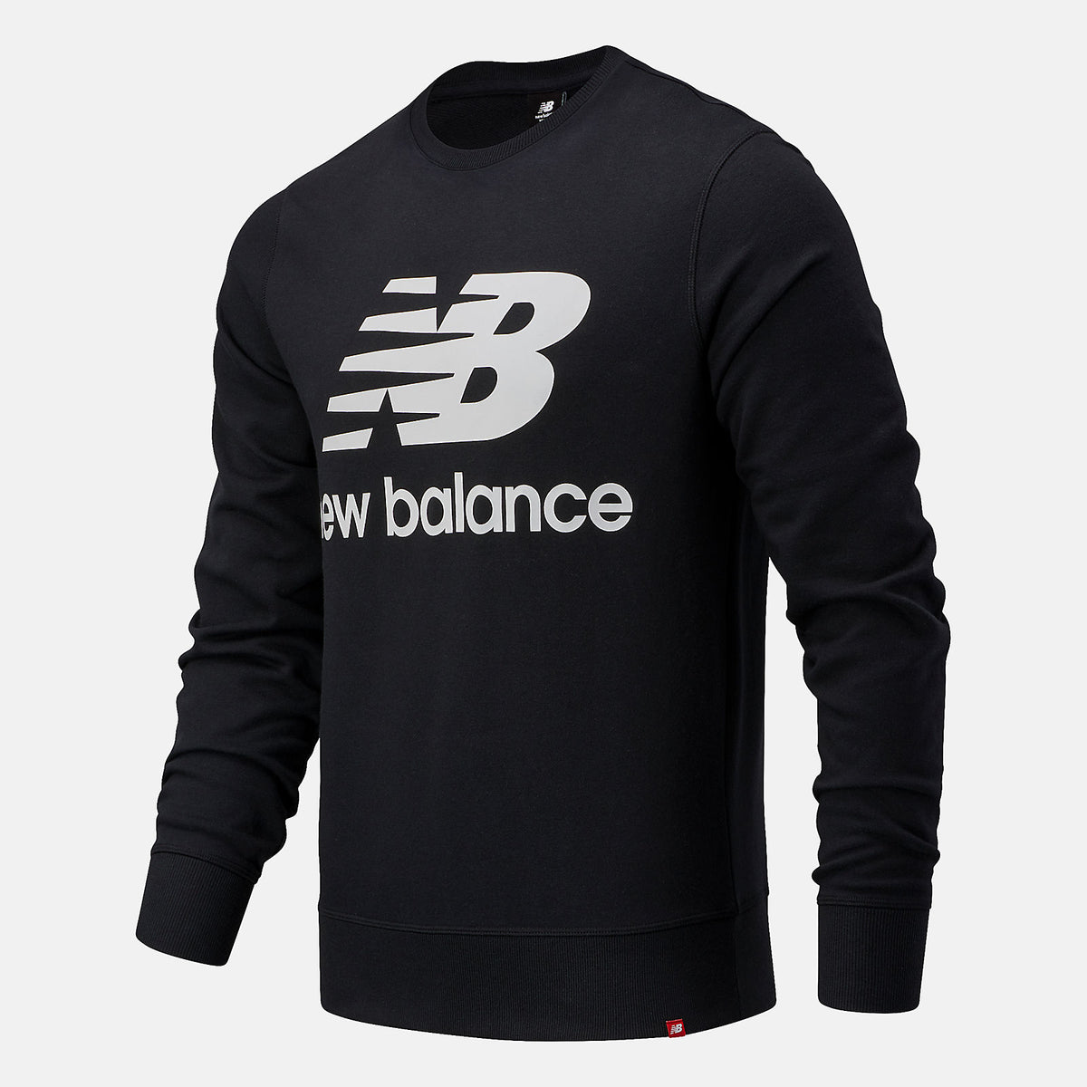 Men New Balance NB Essentials Stacked Logo Crew