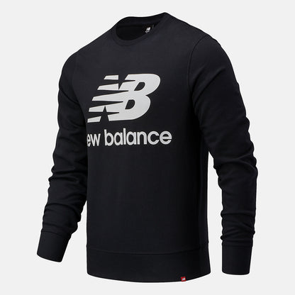 Men New Balance NB Essentials Stacked Logo Crew