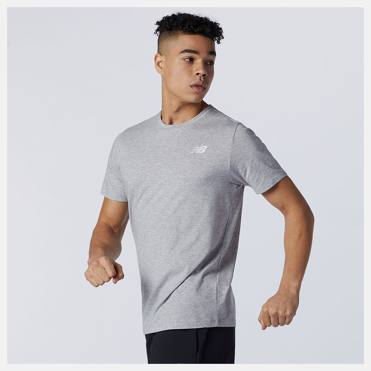 Men New Balance Heathertech Tee