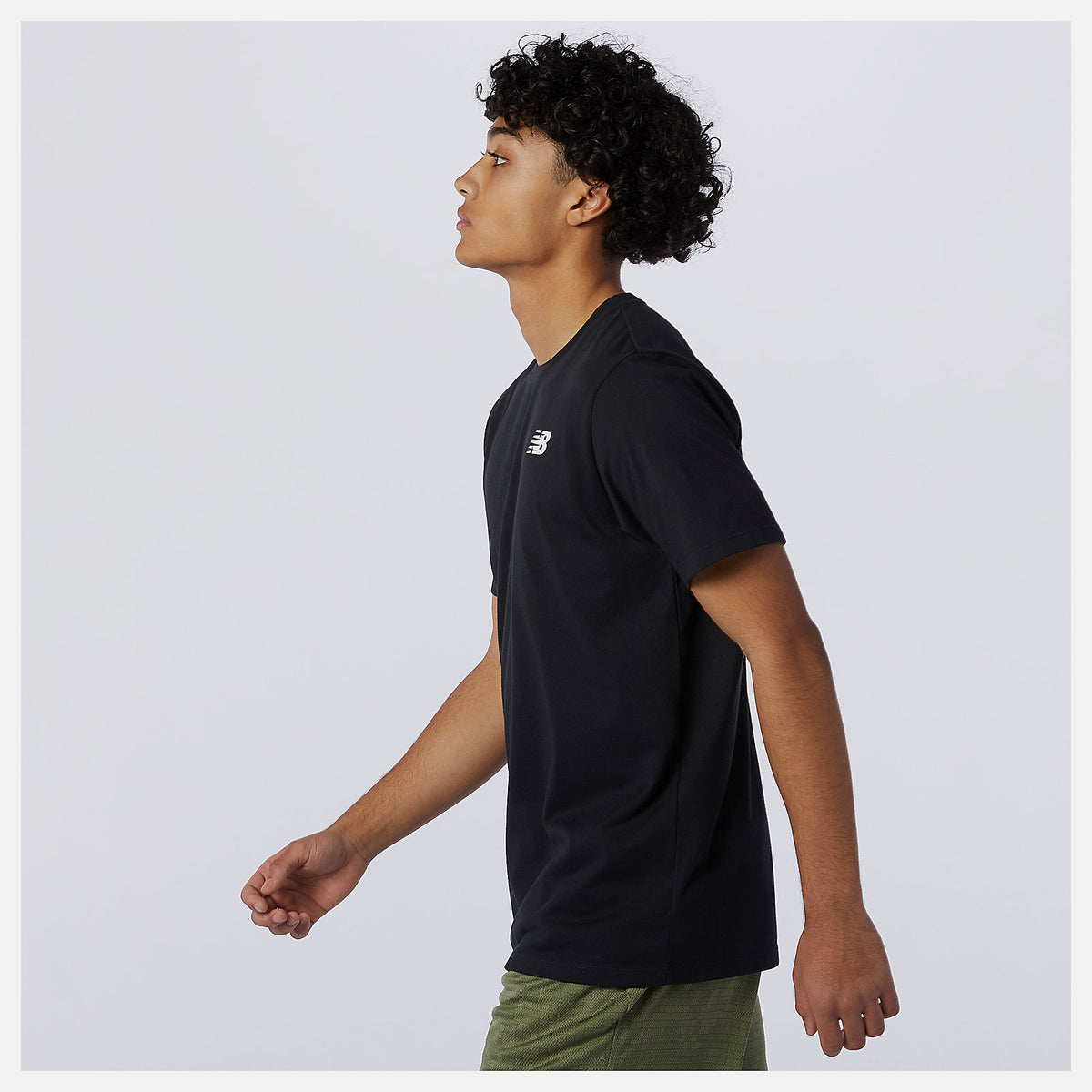 Men New Balance Heathertech Tee