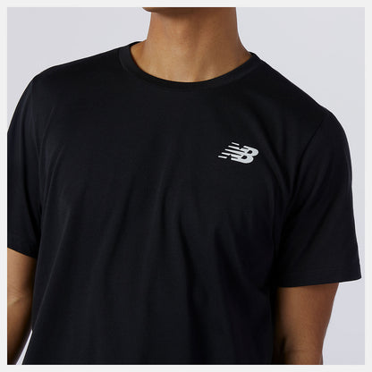 Men New Balance Heathertech Tee