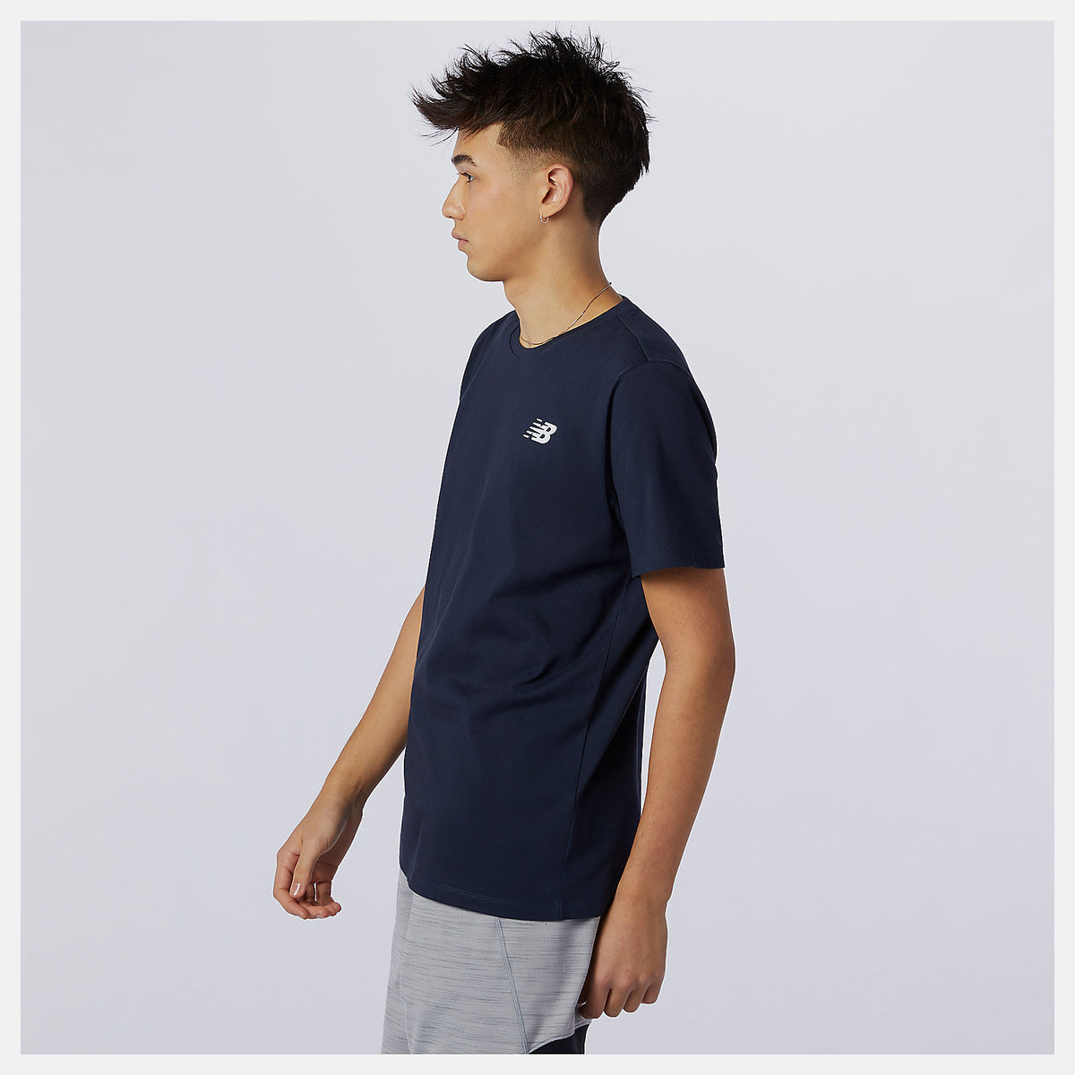 Men New Balance Heathertech Tee