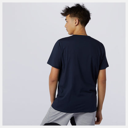 Men New Balance Heathertech Tee