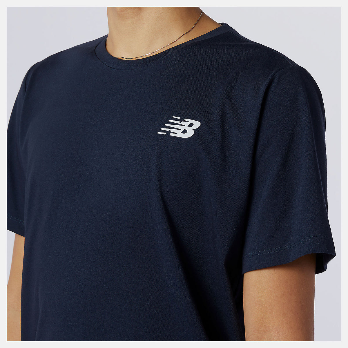 Men New Balance Heathertech Tee