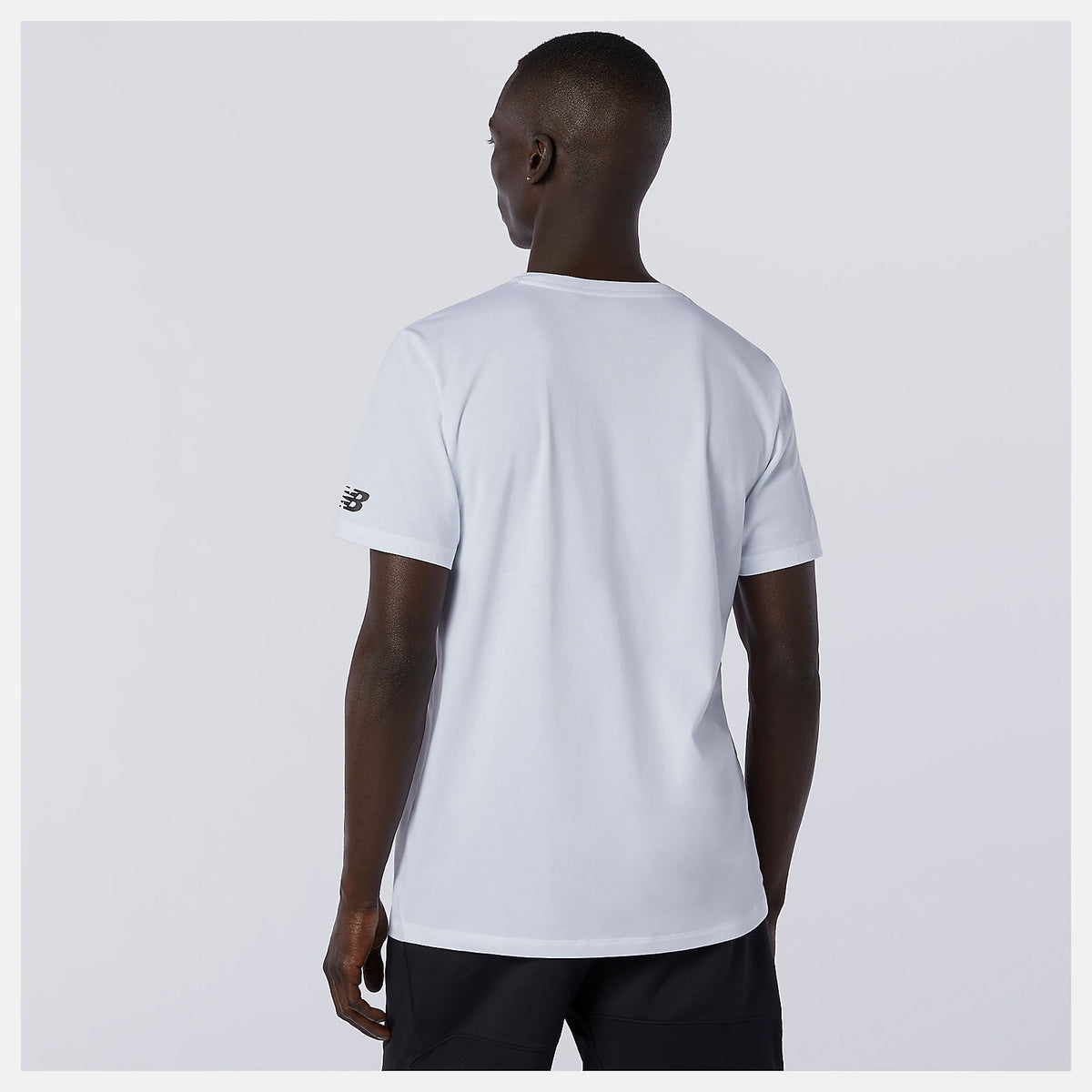 Men New Balance Graphic Heathertech Tee