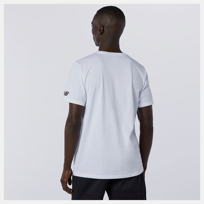 Men New Balance Graphic Heathertech Tee