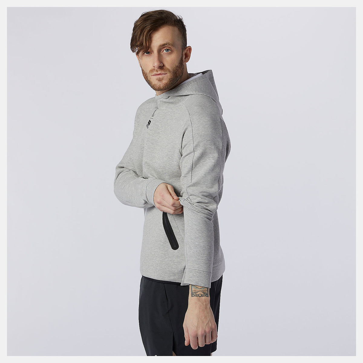 Men New Balance Fortitech Fleece Pullover
