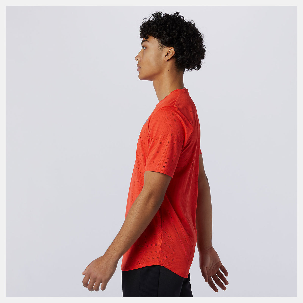 Men New Balance Q Speed Fuel Short Sleeve