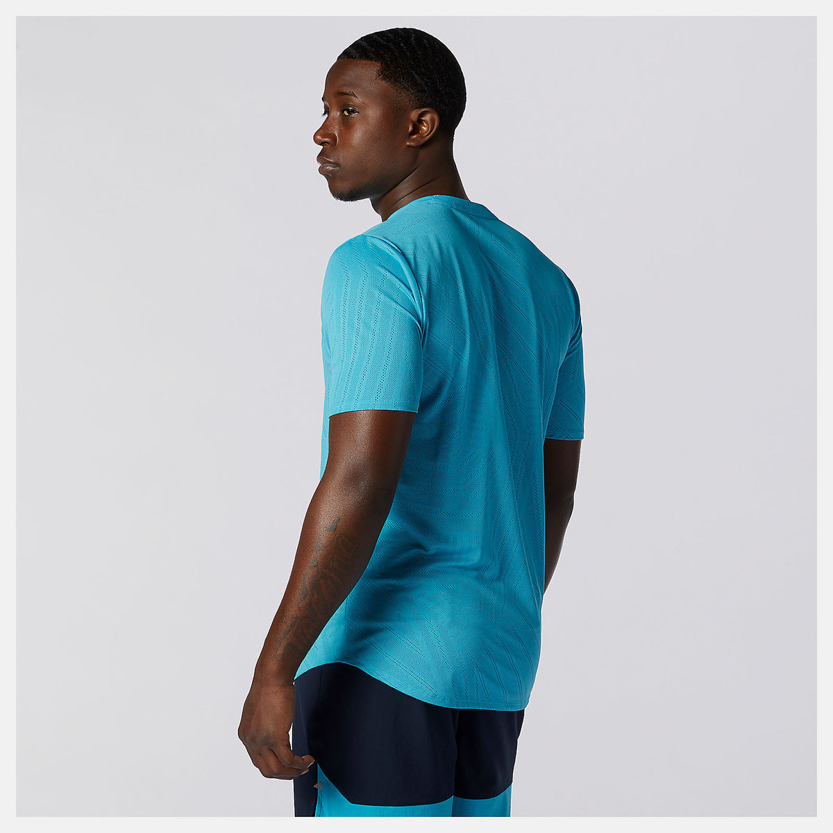 Men New Balance Q Speed Fuel Short Sleeve