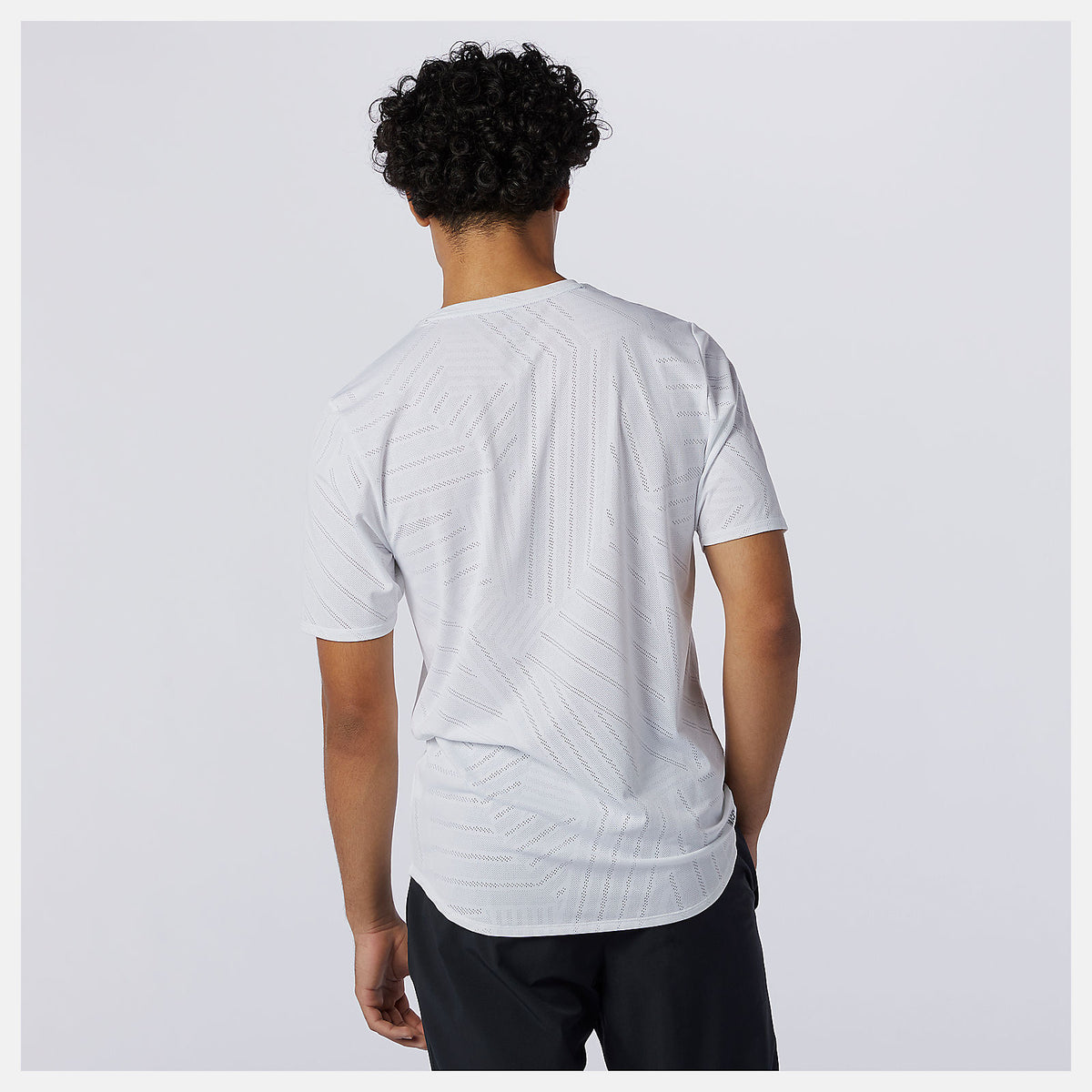 Men New Balance Q Speed Fuel Short Sleeve