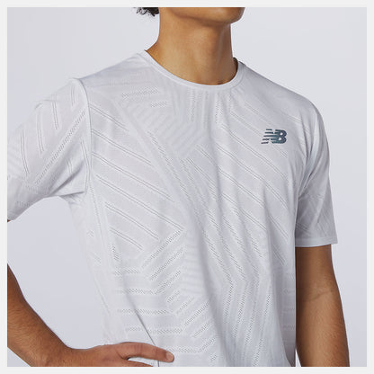 Men New Balance Q Speed Fuel Short Sleeve