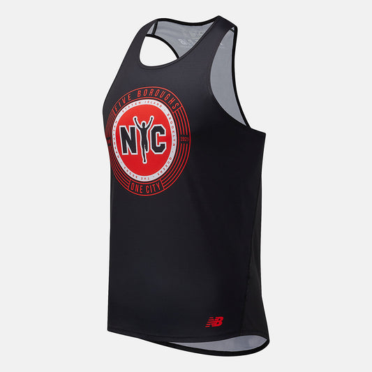 Men New Balance Boroughs Singlet NYC